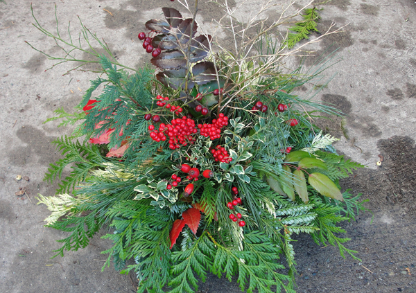 Ilex centerpiece